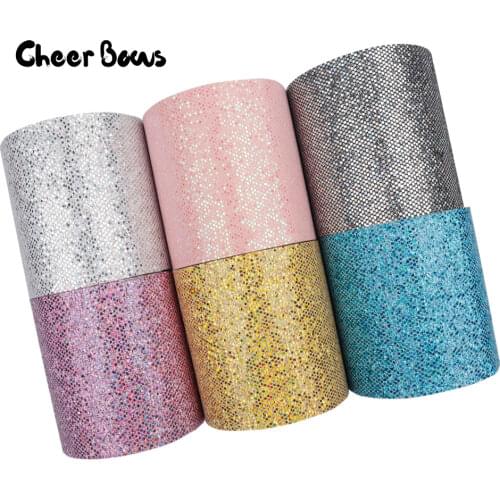 2Yards/Bag Snake Glitter Ribbon 75mm Mesh Sequin Shiny Graduate Tape DIY Girls Hair Accessories Gift Party Handmade Materials