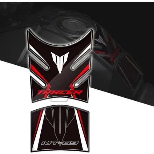 3D Resin Motorcycle Tank Pad Protector Case for Yamaha MT-09 Tracer 2014-2018