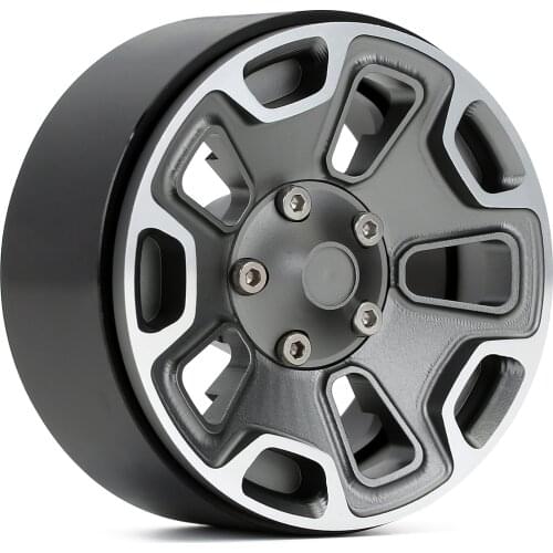 4PCS CNC Metal 1.9" BEADLOCK Wheel Rims for 1/10 RC Crawler Car Axial SCX10 90046 Traxxas TRX4 Defender Jeep Wranger