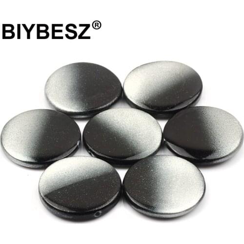 Charm Pattern Printed Stone Beads Round Loose Spacer Shell Beads for Jewelry Making 18pcs DIY Charm Bracelet Necklace 20mm