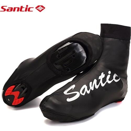 Santic Cycling Shoes Cover MTB Road Bike Bicycle Overshoes Winter Shoe Cover Windproof Cover Shoes Protector 5C09039H