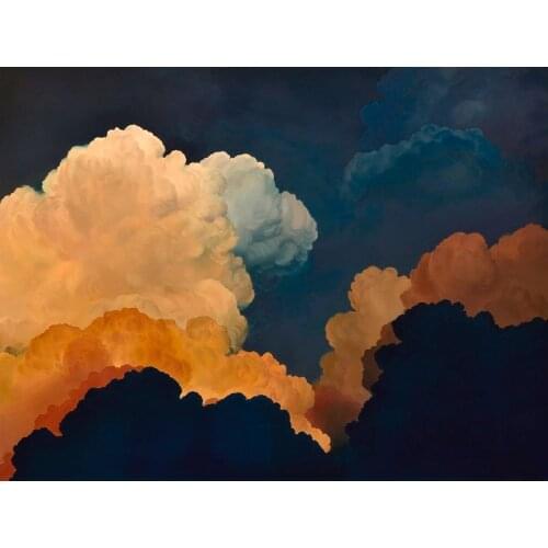 LF follow you in to the dark handmade oil painting