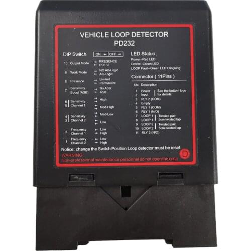 Good price Parking Boom Gate Dual Channel Vehicle loop Detector,parking system vehicle loop detectors