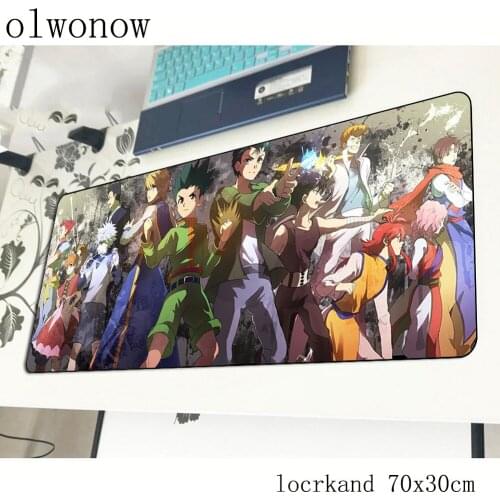 HUNTERxHUNTER mousepad gamer HD print 700x300x3mm gaming mouse pad cheapest notebook accessories laptop padmouse ergonomic mat