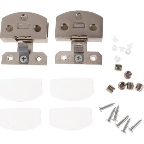 2Pcs High Qualified 20kg Soft Close Hinges Overlay Kitchen Glass Cabinet Cupboard Hardware Sound Dampening