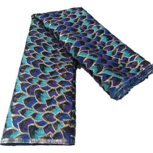 2021 Latest Design Brocade Jacquard Lace Fabric French Lace Fabric High Quality African Nigerian Lace Fabric For Party DJO5