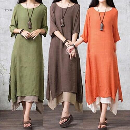 New loose Knitted Cotton Maternity Dress 2018 Autumn Fashion Long Sleeve Clothes for Pregnant Women Pregnancy dresses