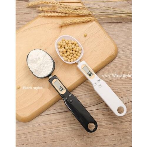 Portable Digital LCD Measuring Spoons Coffee Sugar Gram Scale Spoon Weight Cup Electronic Kitchen Scales Baking Accessories