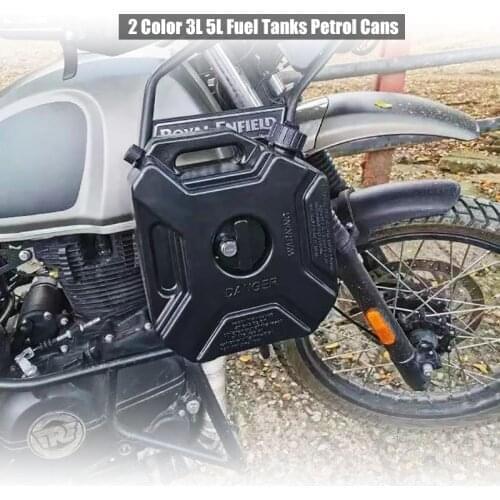 5L With lock Portable Jerry Can Gas Fuel Tank Plastic Petrol Car Gokart Spare Container Gasoline Petrol Tanks Canister Motorcycl