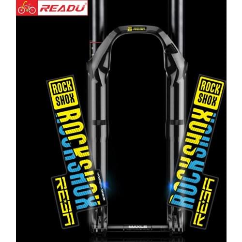 2020 rockshox REBA mountain bike front fork stickers bicycle front fork decals Bicycle Accessories
