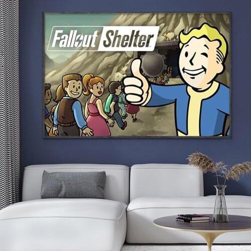 SP003 Silk Cloth Wall Poster NEW HOT FALLOUT 4 Game Art Home Decoration Gift