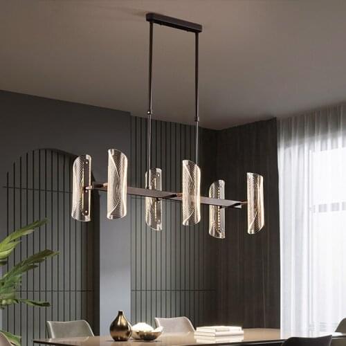 Modern led pendant lights living room bedroom hanging lamp Kitchen dining room pendant lamp Acrylic luminaire suspension