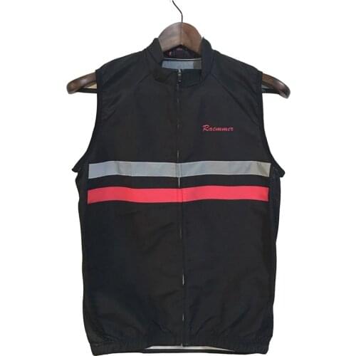 Racmmer 2018 Windstopper Sleeveless Cycling Jersey Clothing Bicycle Bike Windproof Reflective Maillot Chaleco Ciclismo #WX-07