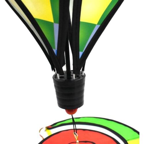 Hot Hot Air Balloon Rotating Wind Strip Windmill Outdoor Hanging Rainbow Color Park Attractions Decoration Pinwheel Kindergarten