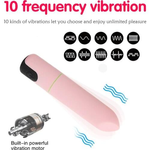 10 modes of vibrator female sex toys powerful bullet vibrator clitoral stimulator dildo mini vibrator