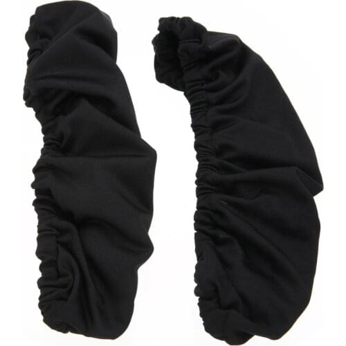 2PCS 20-45cm Black Office Computer Chair Arm Armrest Covers Elastic Soft Office Chair Arm Dust Protector Cover Decor Removable