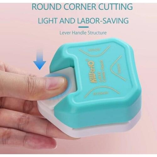 3-in-1 Corner Rounder Paper Punches Round Corner Paper Cutter Scrapbook Greeting Card Invitations Round Corner Punch