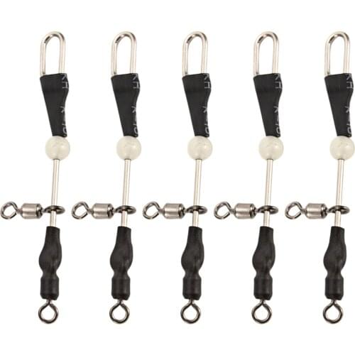 5/10pcs High Fishing Rolling Swivels For Carp Rigs Large Eye Connector