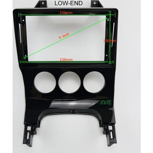 9 INCH Car Audio Frame GPS Navigation Fascia Panel Car dvd Plastic Frame Fascia is suitable for 2009-2016 PEUGEOT 3008