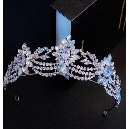 Bling Bling Bridal Crown Wedding Rhinestones Crystal Cheap Princess Headpiece Prom Party Accessiories Hair Jewelry