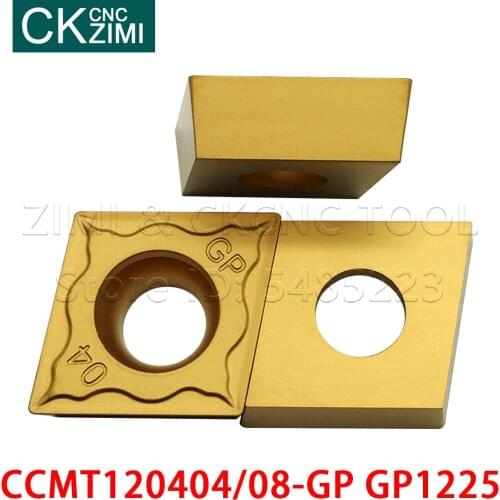 CCMT120404-GP GP1225 CCMT120408-GP GP1225 Blades Carbide Inserts Durable Cutter Lathe wood Turning Tools CCMT 1204 CNC Inserts