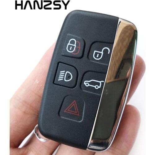 5 Buttons Car Key Case For Land Rover Ranger Rover Key Case Evoque Discovery 4 Freelander Evoque 2010-15 Fob Remote key shell