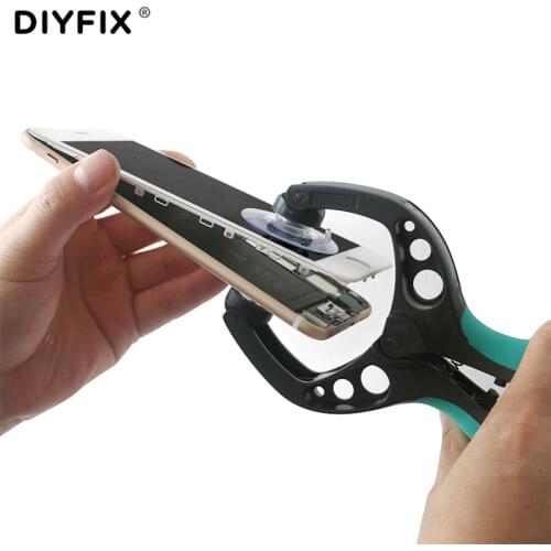 DIYFIX Mobile Phone LCD Screen Opening Pliers Suction Cup for iPhone iPad Samsung Cell Phone Repair Tool