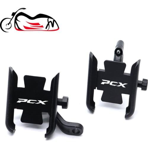 For HONDA PCX150 PCX125 PCX 125 PCX 150 Motorcycle Accessories CNC Handlebar Mobile Phone Holder GPS stand bracket