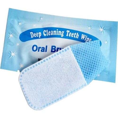 Deep Cleaning Teeth Wipes Teeth Whitening Dental Oral Brush Up Finger Wipe Tooth Whitener Oral Hygiene Care Tool