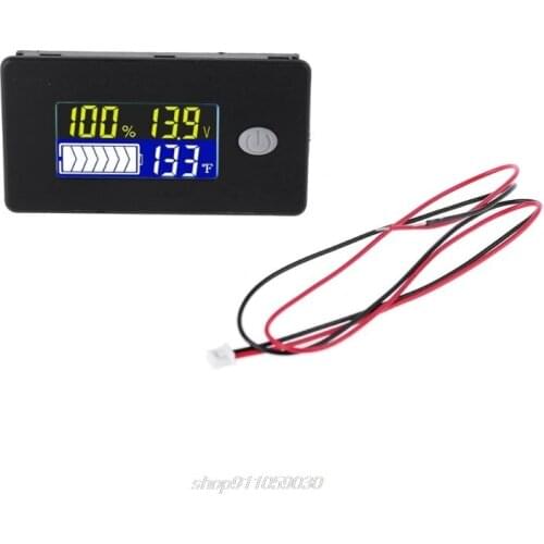 Univerisal Battery Capacity Indicator 12V 24V 36V 48V 60V 72V 10-100V Li-ion Lifepo4 Lead acid Battery Monitor N10 20 Dropship