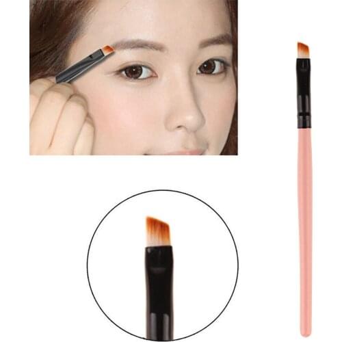 Eyebrow Brush Natural High Quality Professional Flat Shadow Blending Angled Eye Brow Eyeliner Makeup Brush Tools Kit Maquiagem