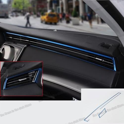 Lsrtw2017 Car Dashboard Trims Center Control Cover Styling for Mg Roewe Rx5 Max 2019 2020 2021 Interior Accessories Auto Styling