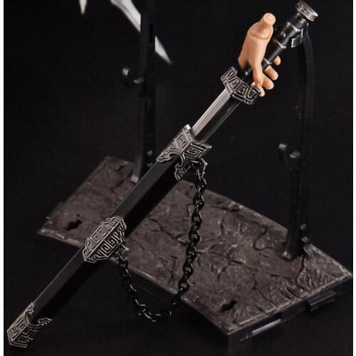 1:6 Scale Ancient Cold Weapon Long Sword Sabre Sword With Sheath For 12" Body Action Figures Doll Accessories