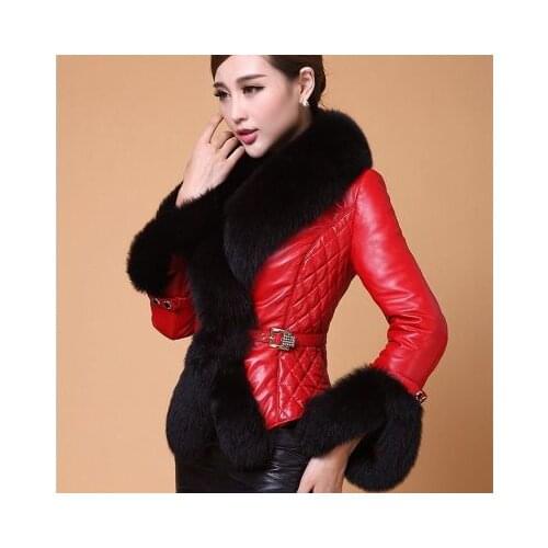 MAXAKG Fur Coats With Collar