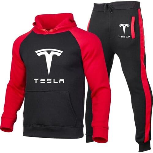 2021 New Spring Autumn Mens hoodie Tesla Car Logo printing Casual high quality Cotton Mens jackets Sportswear
