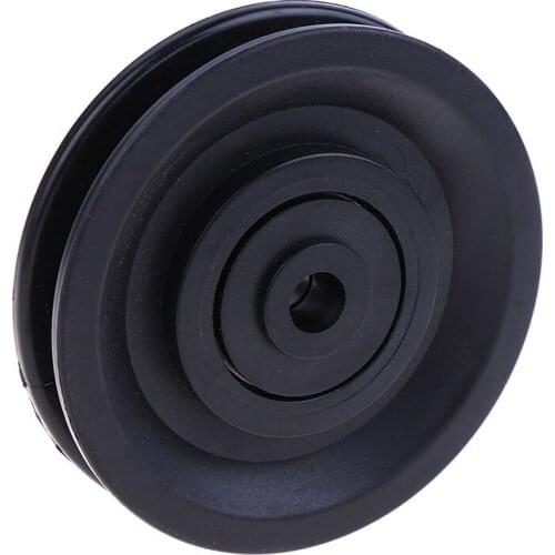 90mm New Wearproof Nylon Bearing Pulley Wheel Cable Gym Universal Fitness Equipment Part Body Building Accessories