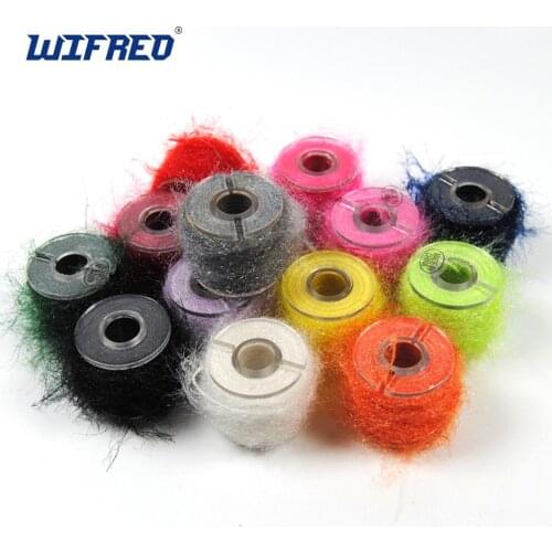 New Spooled Multiple Color Sparkle Body Fly Tying Material Streamer Nymph Scud Tying Pink White Grey Orange Black Green Color