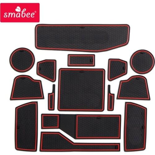Anti-Slip Gate Slot Cup Mat For Toyota FJ Cruiser Interior Accessories Non-slip Pad Rubber Coaster