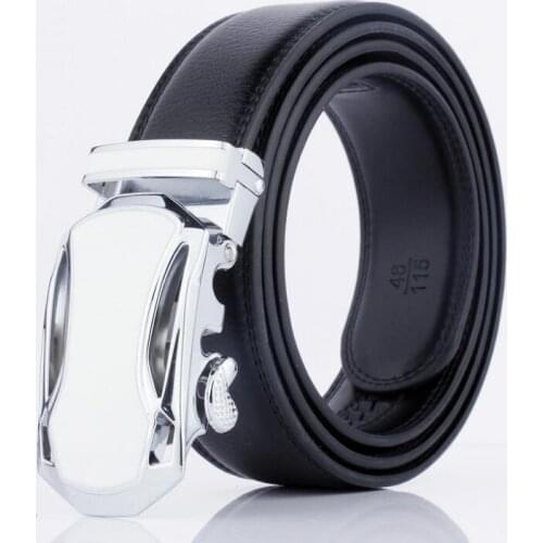 24 style HOT Mens Casual business mans cowhide fashion BLACK belt wide 3.55CM Zinc alloy Automatic buckle Second layer, leather