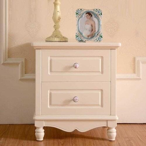 Recamaras Schlafzimmer Chambre Mesa Auxiliar European Wooden Mueble De Dormitorio Bedroom Furniture Cabinet Quarto Bedside Table