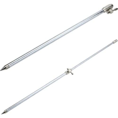 Carp Fishing Bite Alarm Holder Support Stainless Telescopic Fishing Bankstick for Fishing Alarm 35-70cm