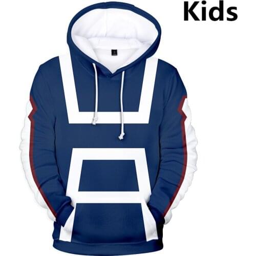 3 To 14 Years Kids Hoodies My Hero Academia 3d Printed Boys Girl Hoodie Sweatshirt Boku no Hero Academia Jacket Children Clothes