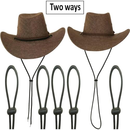 Universal | Flexible | Elasticity | Removable Hat Chin Cord Windproof Strap Bungee Rope - The Adjustable drawstring ensures your