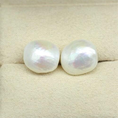 Gorgeous Natural Freshwater Baroque Pearl Earrings Silver Jewelry Real Women Earbob Mesmerizing Dangle Classic