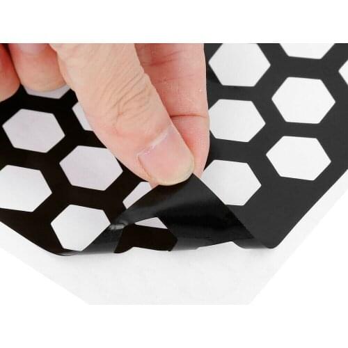 48 X 30cm Rear Tail Light Accessories Sticker Black Car Decor Exterior