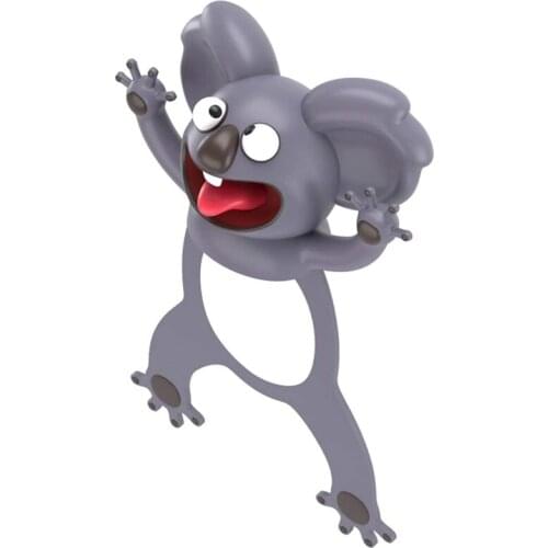 Animal Bookmarks 3D Stereo Cartoon Lovely Bookmark Novelty Funny Student Stationery Gift Bookmark For Kids