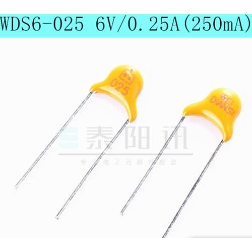 50PCS WDS6-005 DIP PPTC self-restore 50 ma WEIDIANSI 6 v 0.05 A fuse