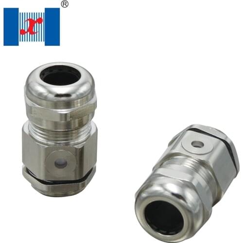 15PCS/lot M12 Ventilation Cable Gland Waterproof Metal Breathable Cable Connector For 4-8mm Cable