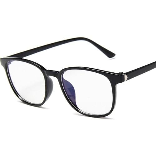 2020 Vintage Square Anti-blue Light Optics Myopia Women Eyeglasses Fashion Plastic Glasses Classic New Men Computer Eye Glasses