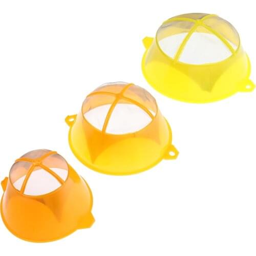 3pcs Reusable Fine Paint Strainers Sieve Filter Cover Steel Mesh Net Plastic